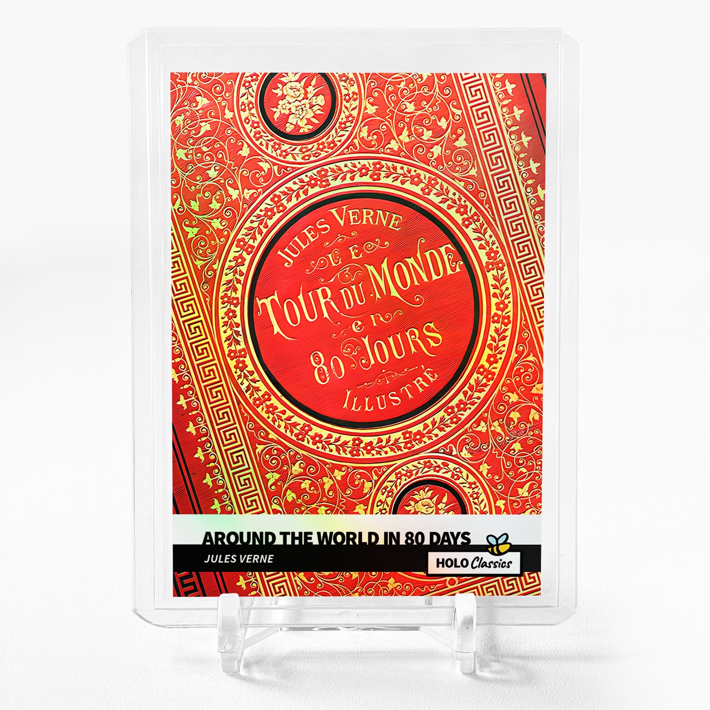 AROUND THE WORLD IN EIGHTY DAYS Jules Verne Card GleeBeeCo Holo Classics #ANJL