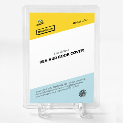 BEN HUR BOOK COVER Art Trading Card 2023 GleeBeeCo Lew Wallace Holographic #BNLW