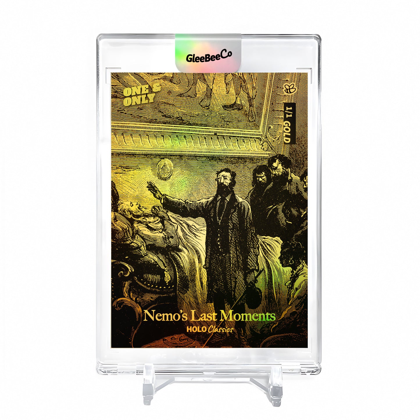 CAPTAIN NEMO Final Hours Card 2023 GleeBeeCo #CPFN-G Encased Holo GOLD 1/1
