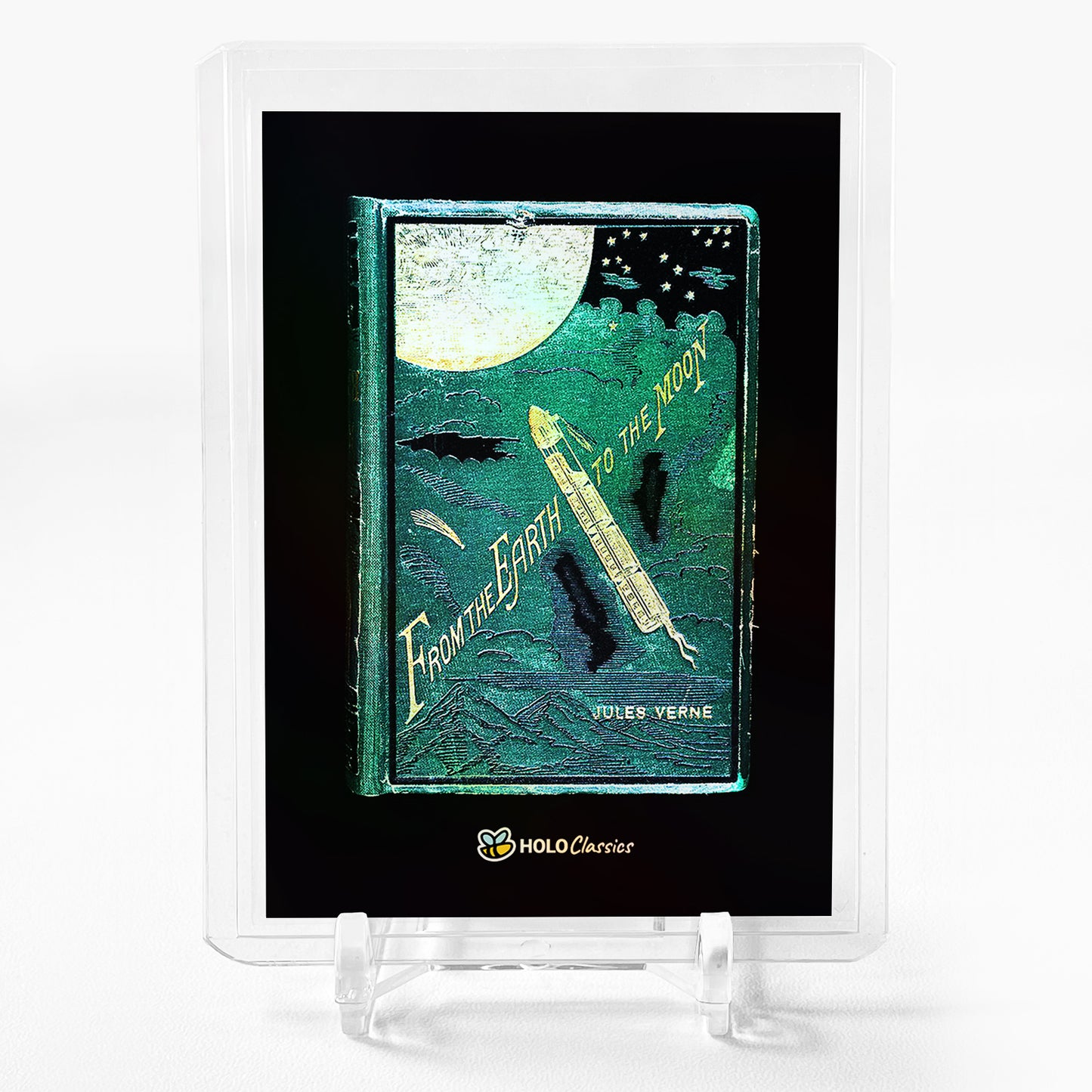 FROM THE EARTH TO THE MOON Jules Verne Card 2023 GleeBeeCo Holo Classics #FRJL