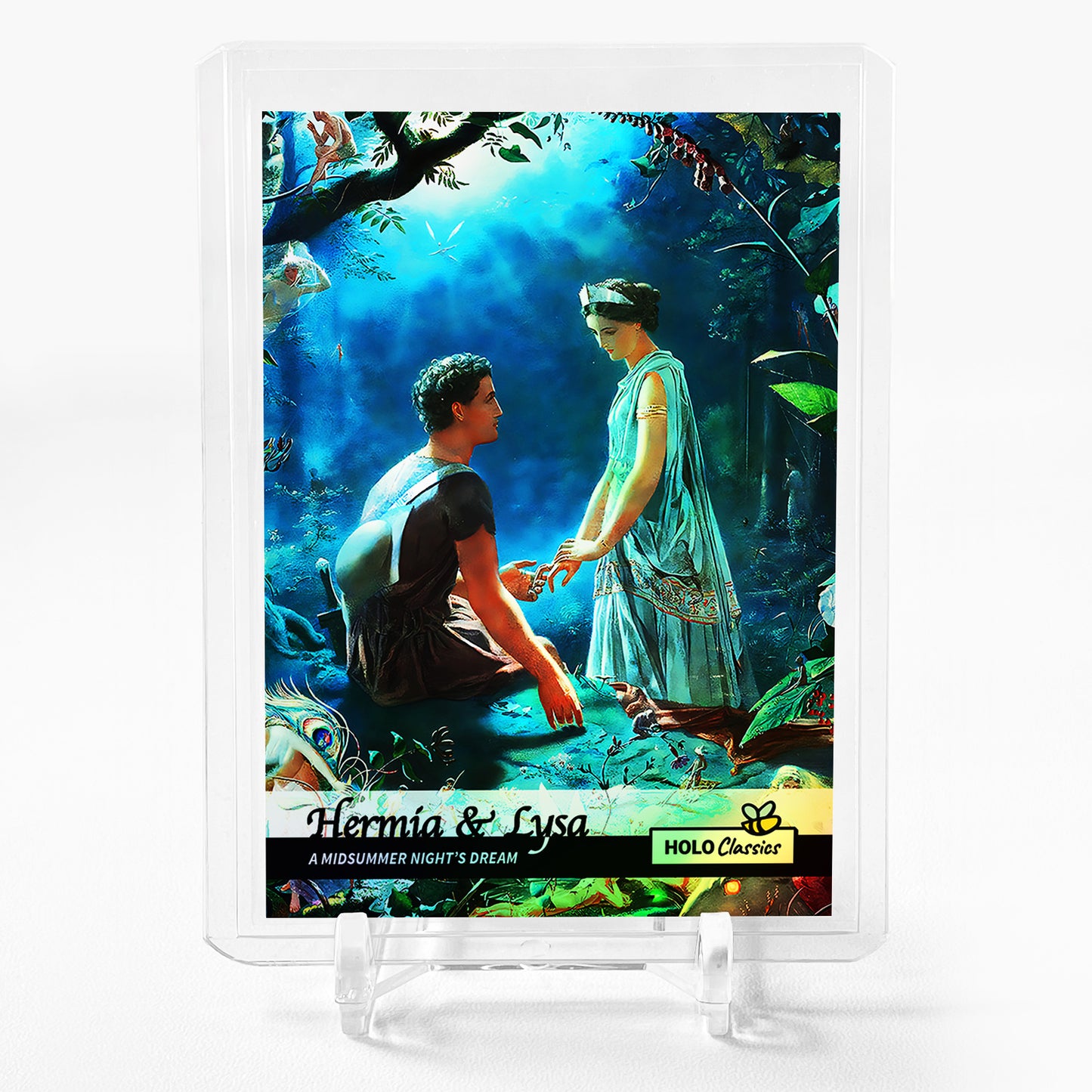 HERMIA AND LYSA A Midsummer Night's Dream Art Card 2023 GleeBeeCo Holo #HRAD