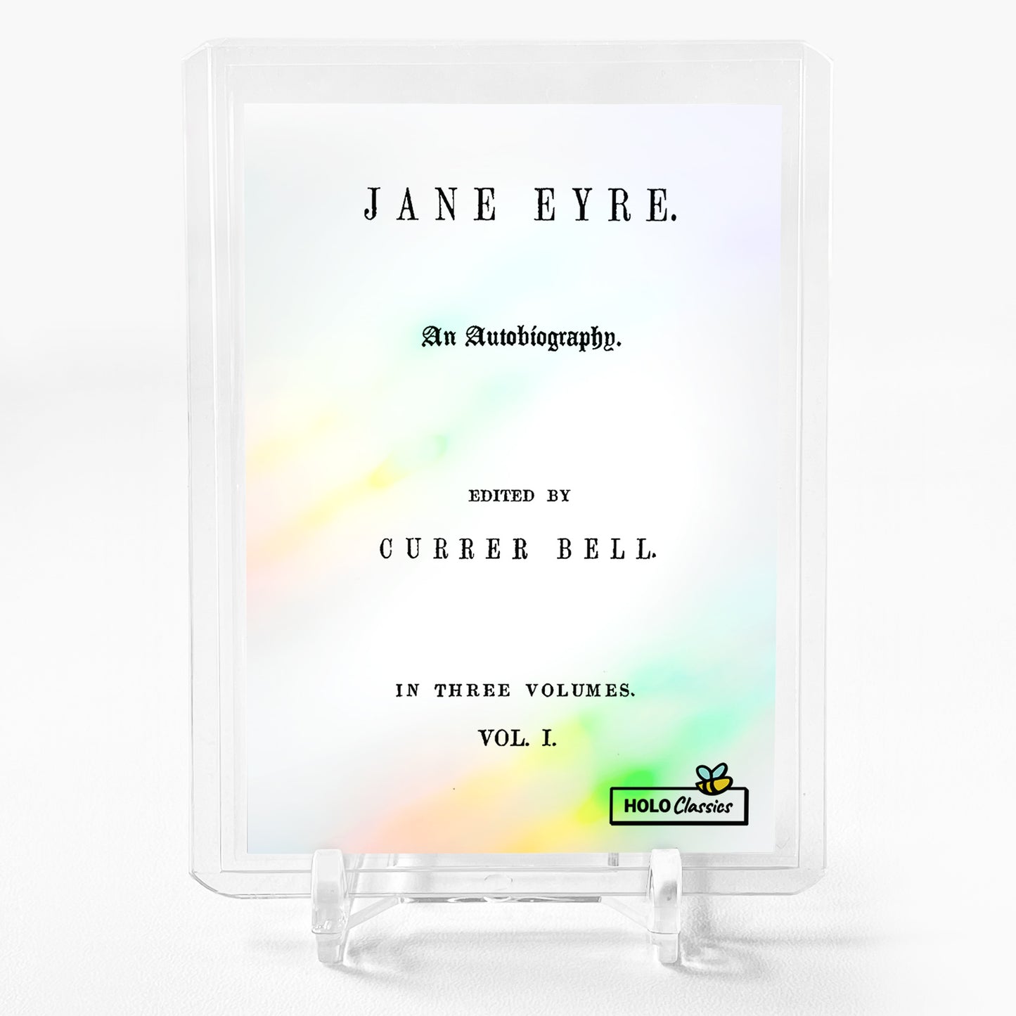 JANE EYRE Title Page Charlotte Bronte Novel Photo Card 2023 GleeBeeCo Holo #JNTT
