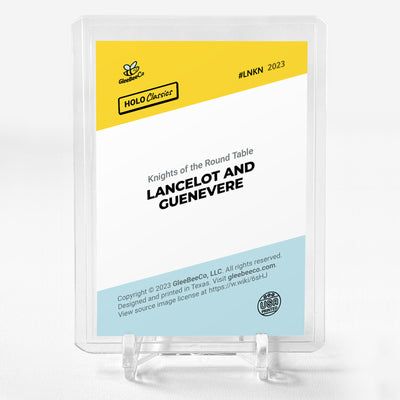 LANCELOT AND GUENEVERE Card 2023 GleeBeeCo Knights of the Round Table Holo #LNKN