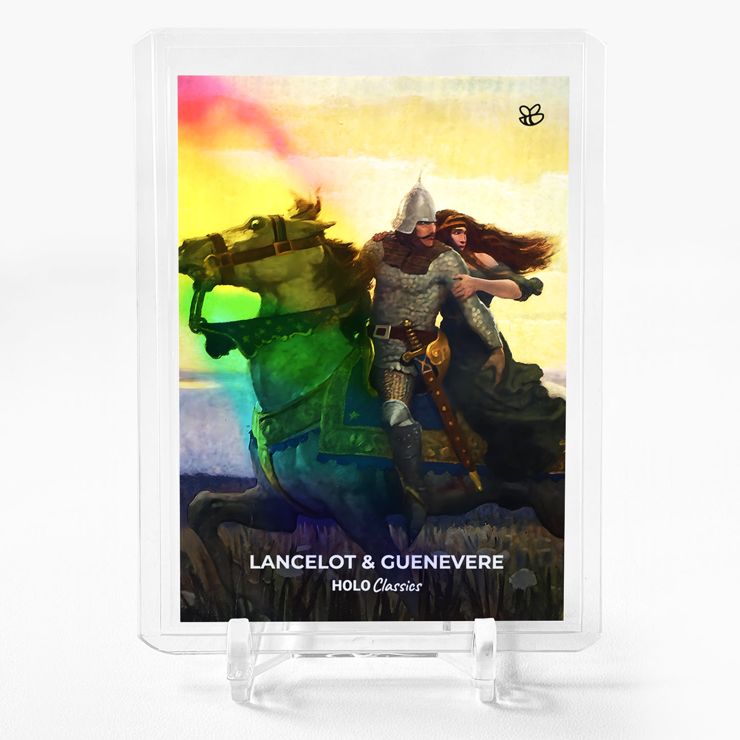 LANCELOT AND GUENEVERE Card 2023 GleeBeeCo Knights of the Round Table Holo #LNKN