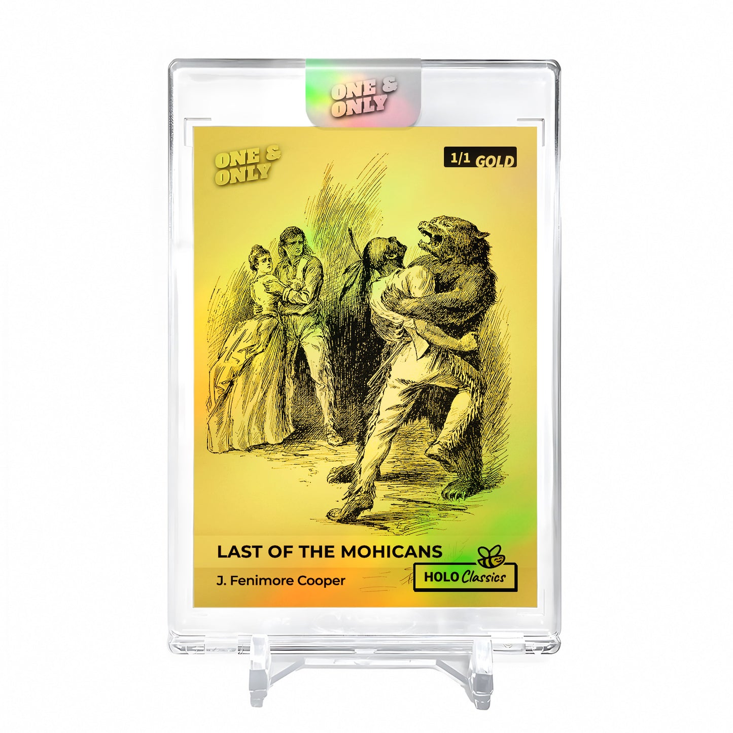 LAST OF THE MOHICANS Holo GOLD Card 2023 GleeBeeCo #LSJF-G 1/1