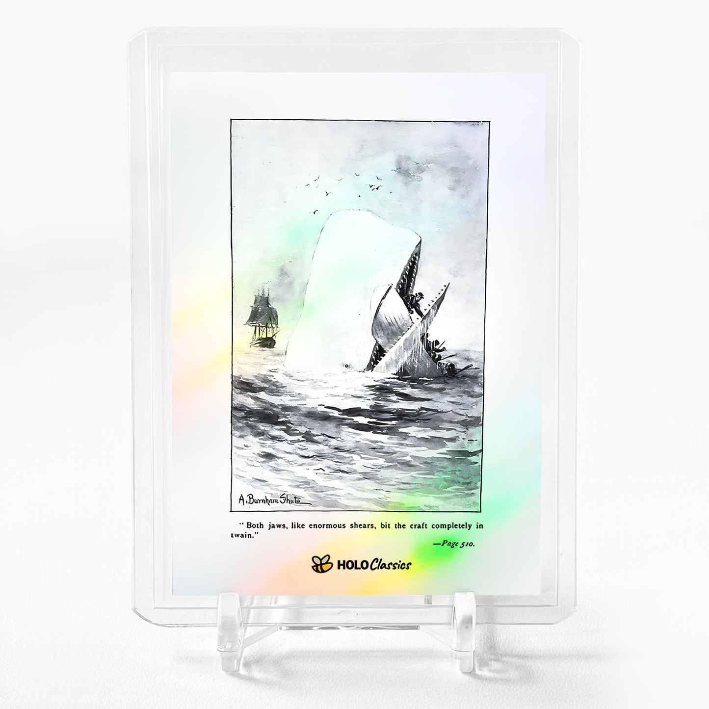 MOBY-DICK Card 2023 GleeBeeCo Enormous Shears Holographic #MBRF