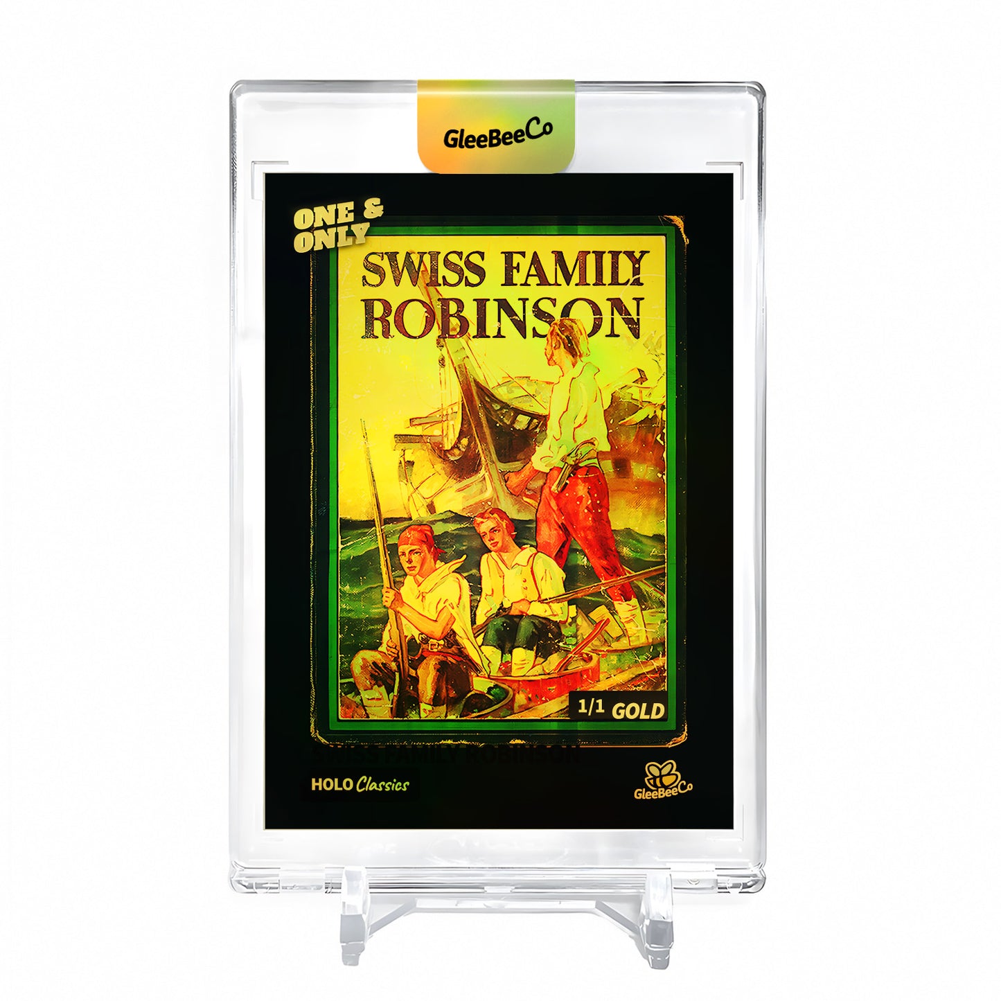 SWISS FAMILY ROBINSON A Classic Tale Holo Gold Card 2023 GleeBeeCo #SWAL-G 1/1