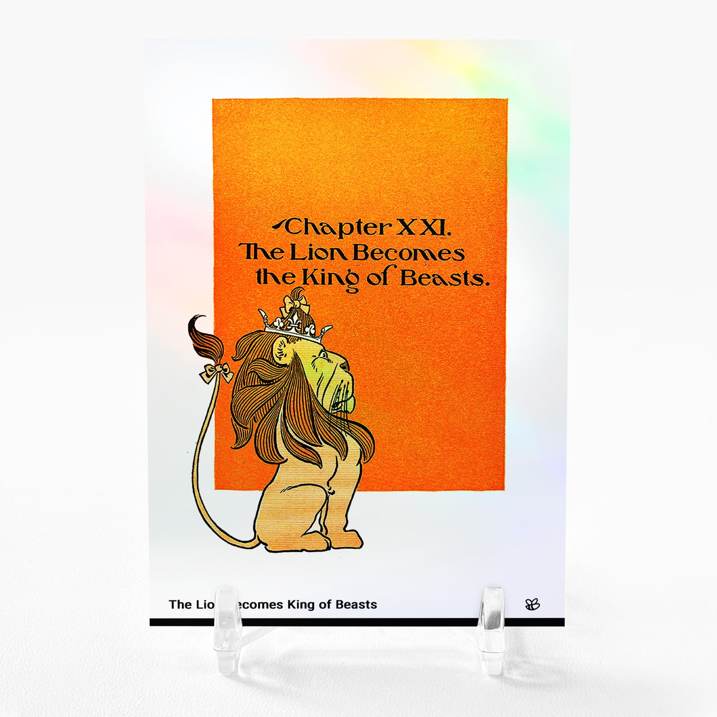 THE LION BECOMES KING OF BEASTS Card 2023 GleeBeeCo Holo Classics #T391