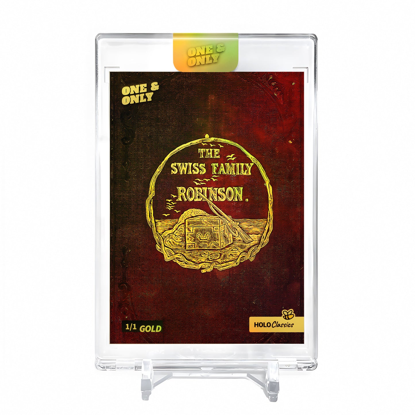THE SWISS FAMILY ROBINSON Holo GOLD Card 2023 GleeBeeCo #T934-G 1/1