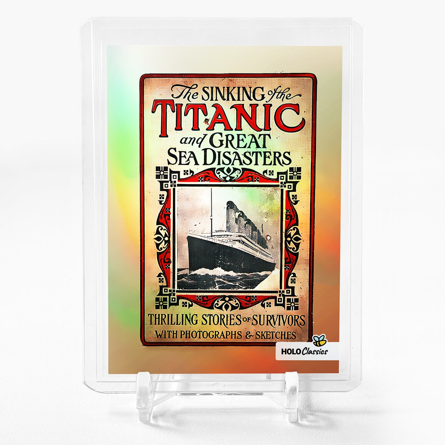 THE SINKING OF THE TITANIC Holographic Card 2023 GleeBeeCo Holo Classics #THLG