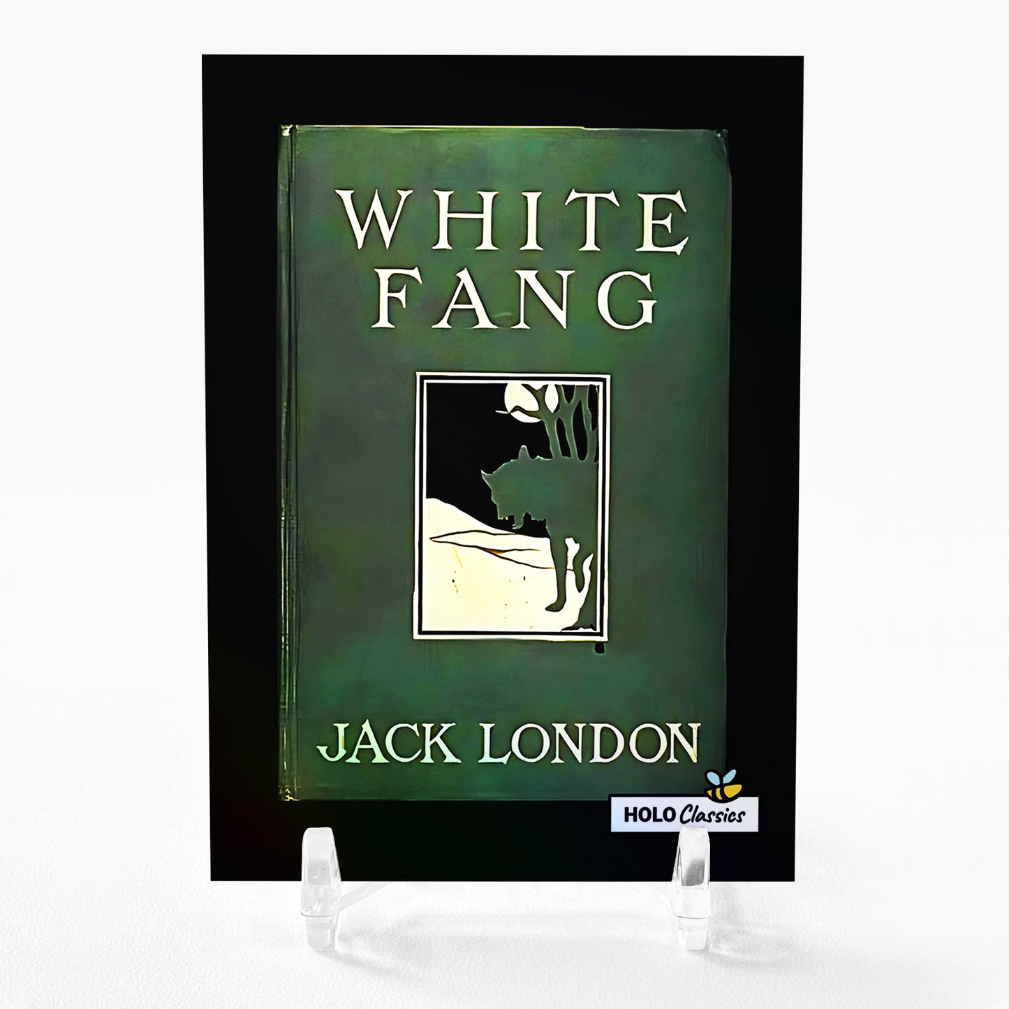 WHITE FANG Jack London Art Card 2023 GleeBeeCo Holographic #W2CC