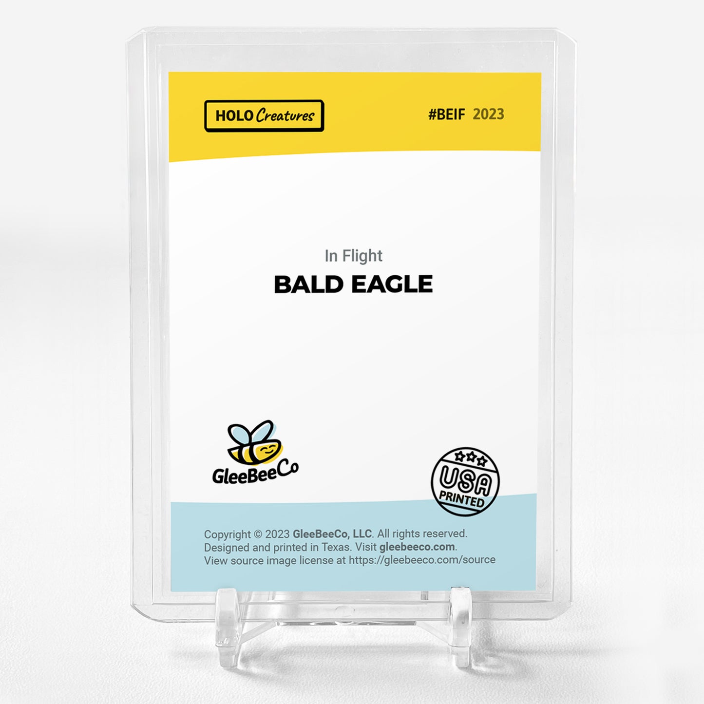 BALD EAGLE Art Trading Card #BEIF - Wow!