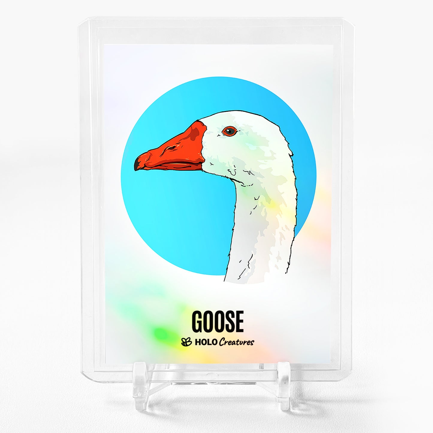 GOOSE Waterfowl Cartoon Card 2023 GleeBeeCo Holographic #G3FF