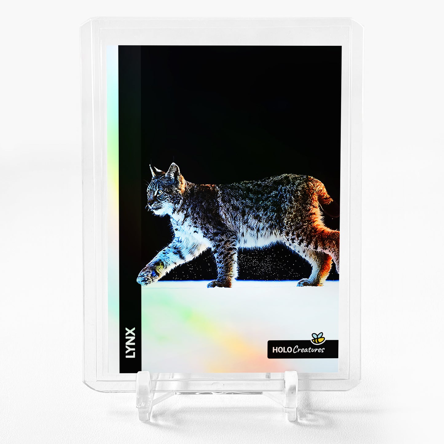 LYNX Holographic Photo Card 2023 GleeBeeCo Holo Creatures Wild Cat #LWL1