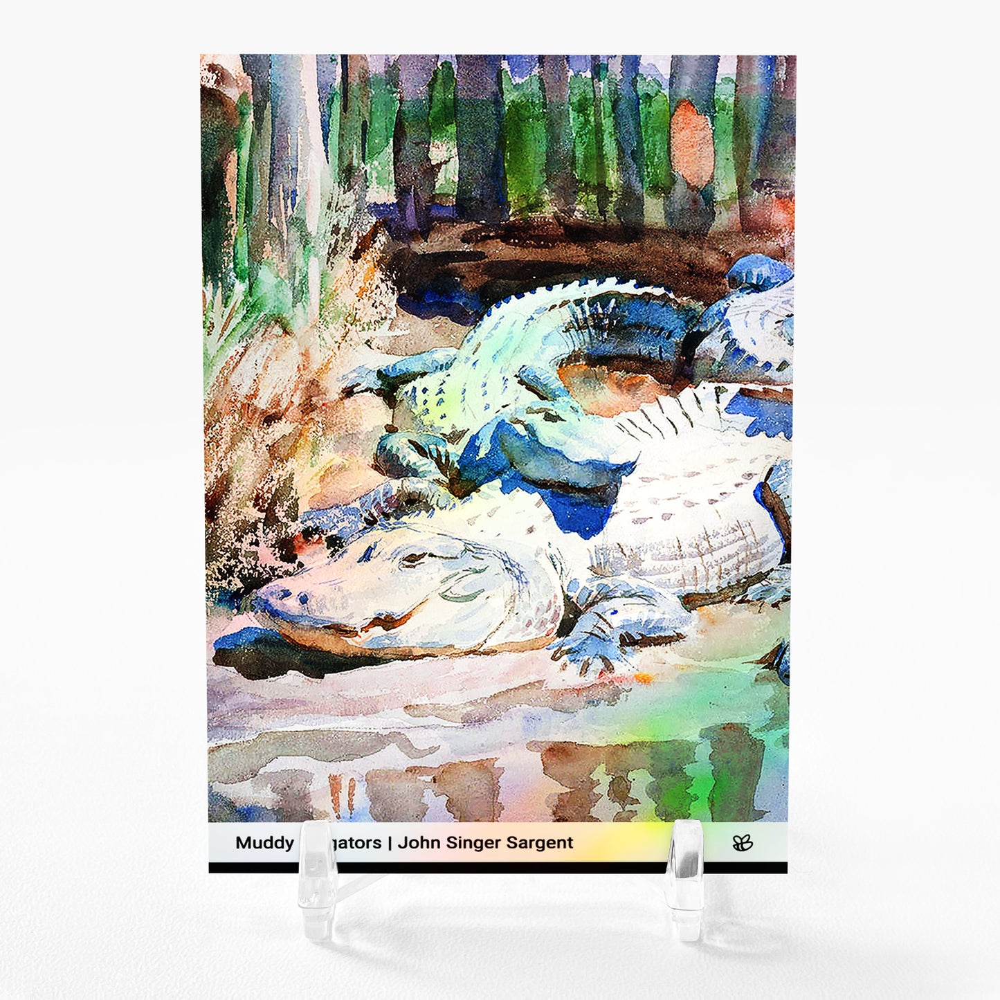 MUDDY ALLIGATORS Art Card 2023 GleeBeeCo Holo Creatures #MDJH