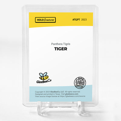 TIGER Panthera Tigris Card 2023 GleeBeeCo Holo Creatures #TGPT