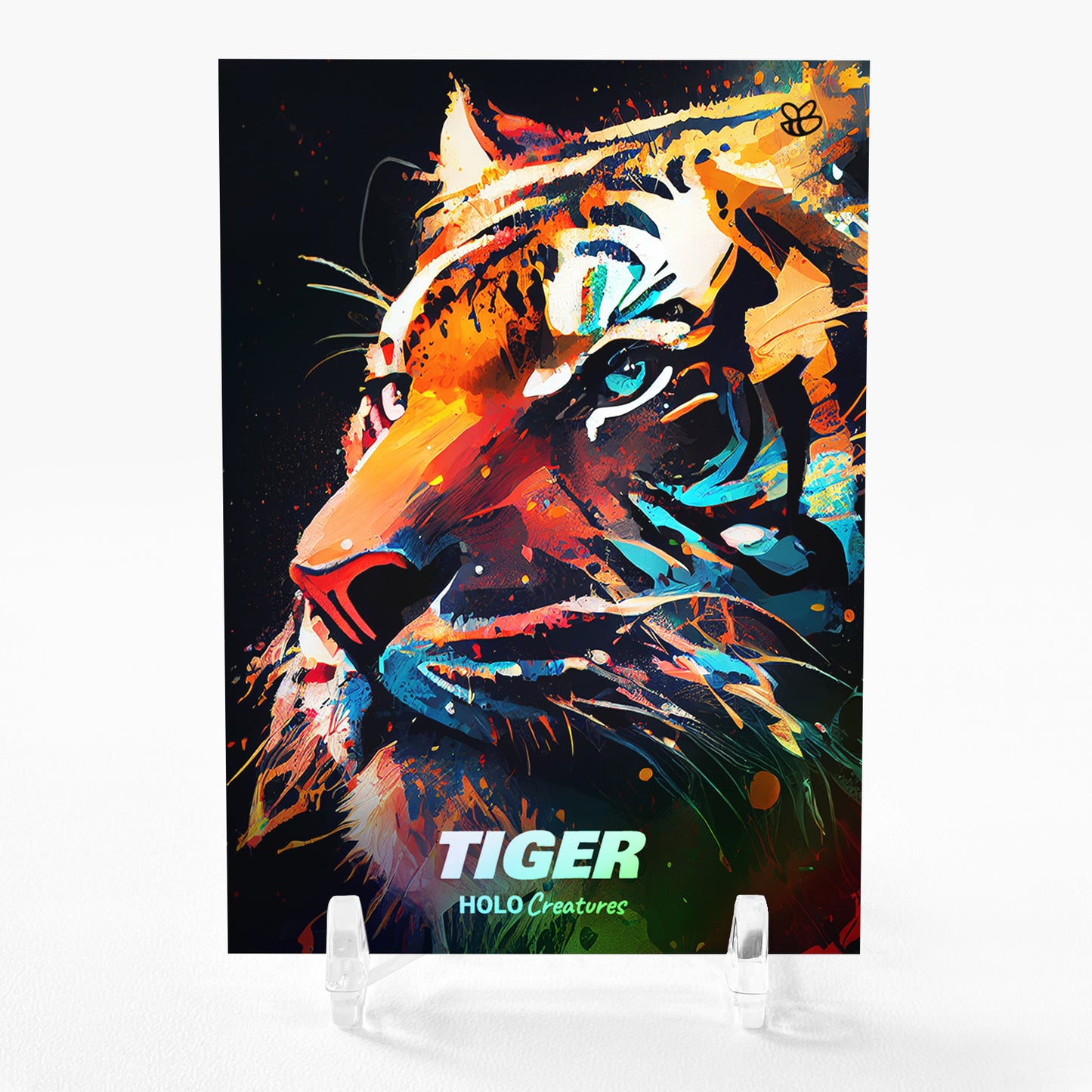 TIGER Panthera Tigris Card 2023 GleeBeeCo Holo Creatures #TGPT