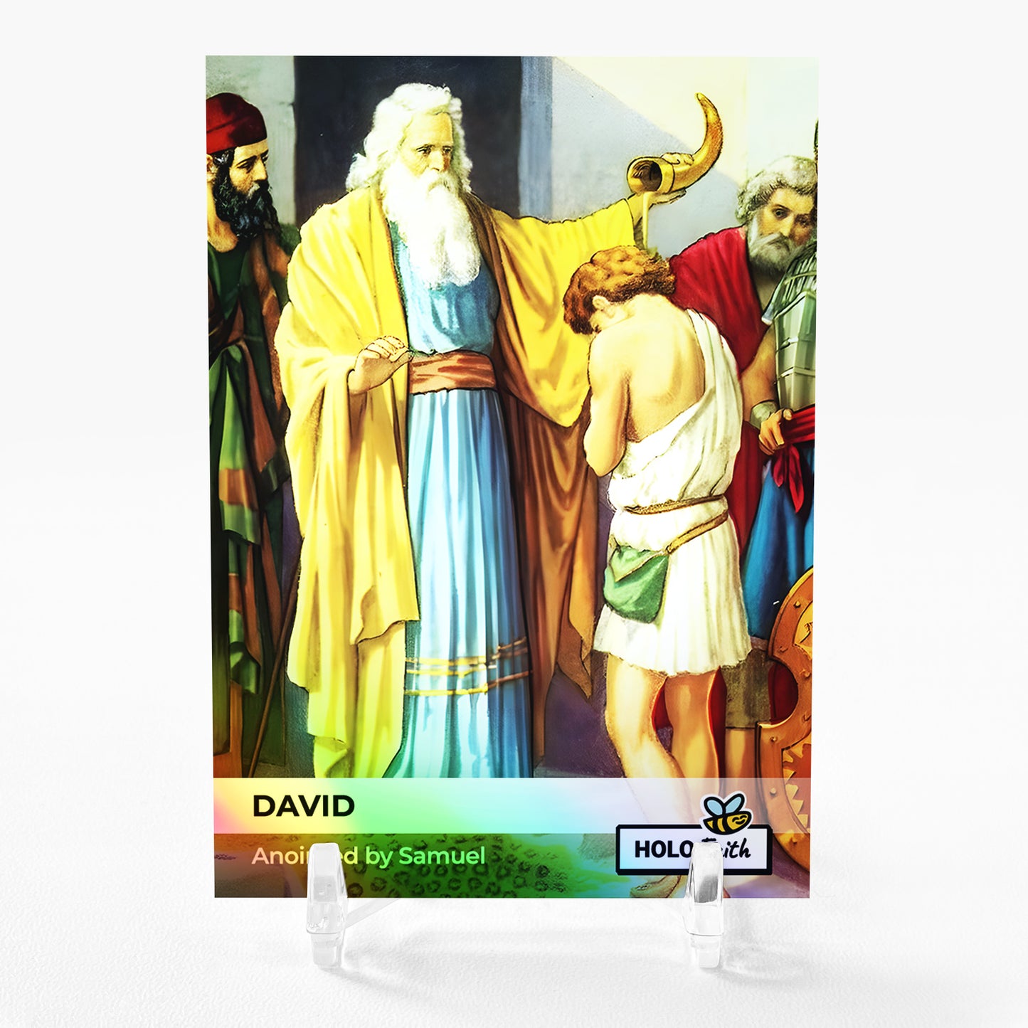 DAVID Art Trading Card 2023 GleeBeeCo Holo Faith Anointed by Samuel #DVAN