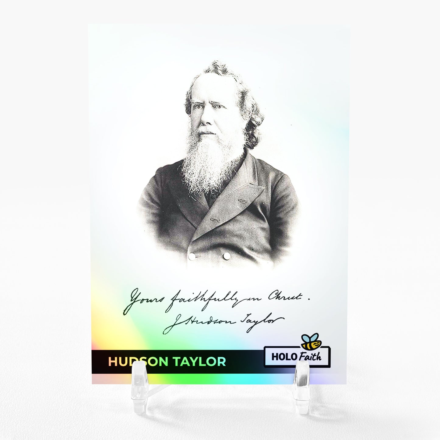 HUDSON TAYLOR Art Holographic Card Holo Faith 2023 GleeBeeCo #HDCH