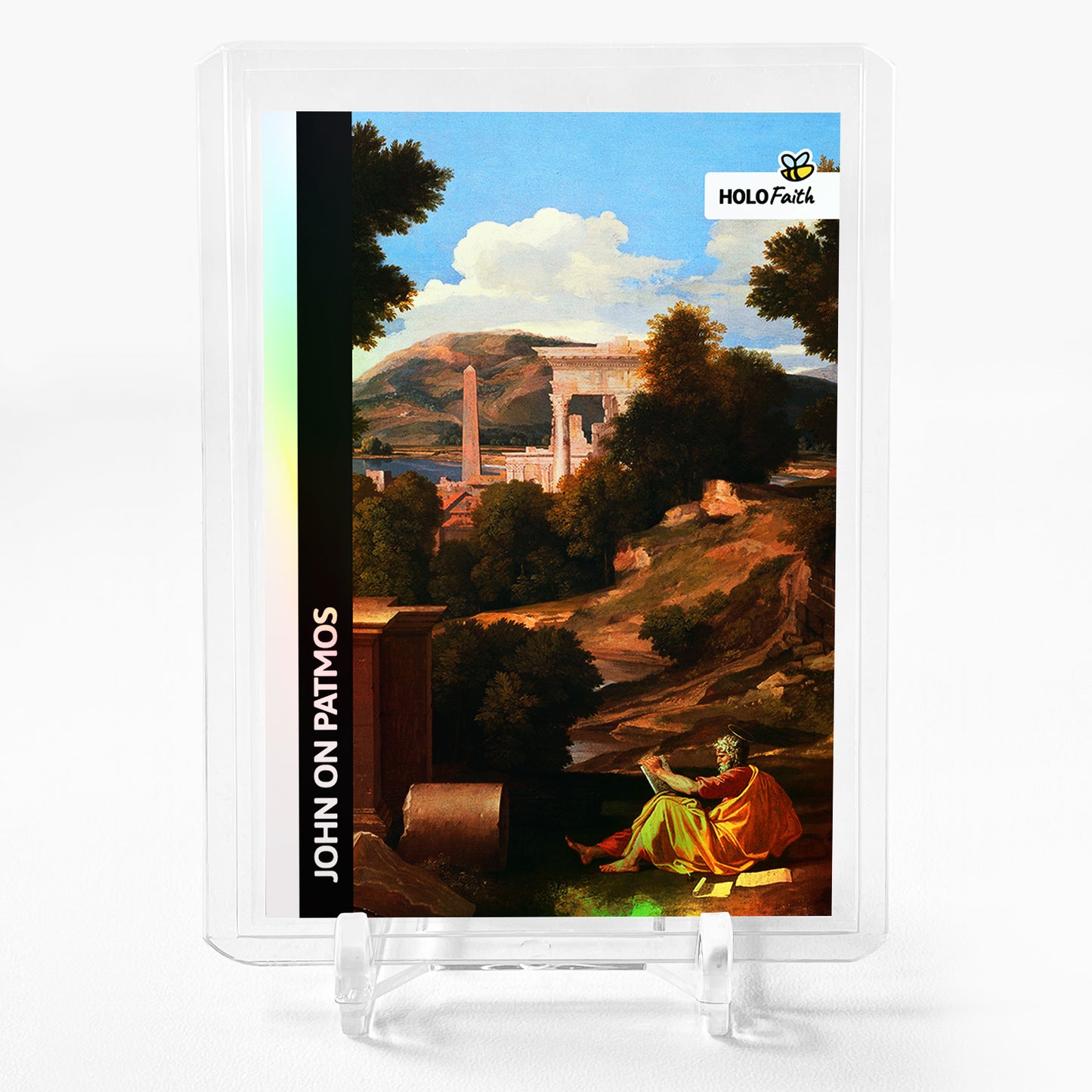 LANDSCAPE WITH SAINT JOHN ON PATMOS Card 2023 GleeBeeCo Holo Faith #LNNC - NICE!