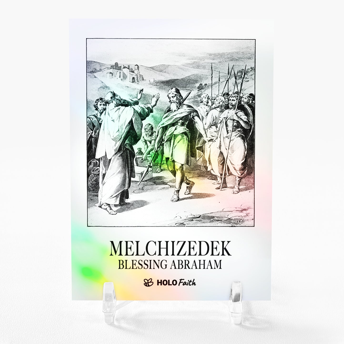 MELCHIZEDEK Holographic Card 2023 GleeBeeCo Holo Faith #MLBL **RARE**