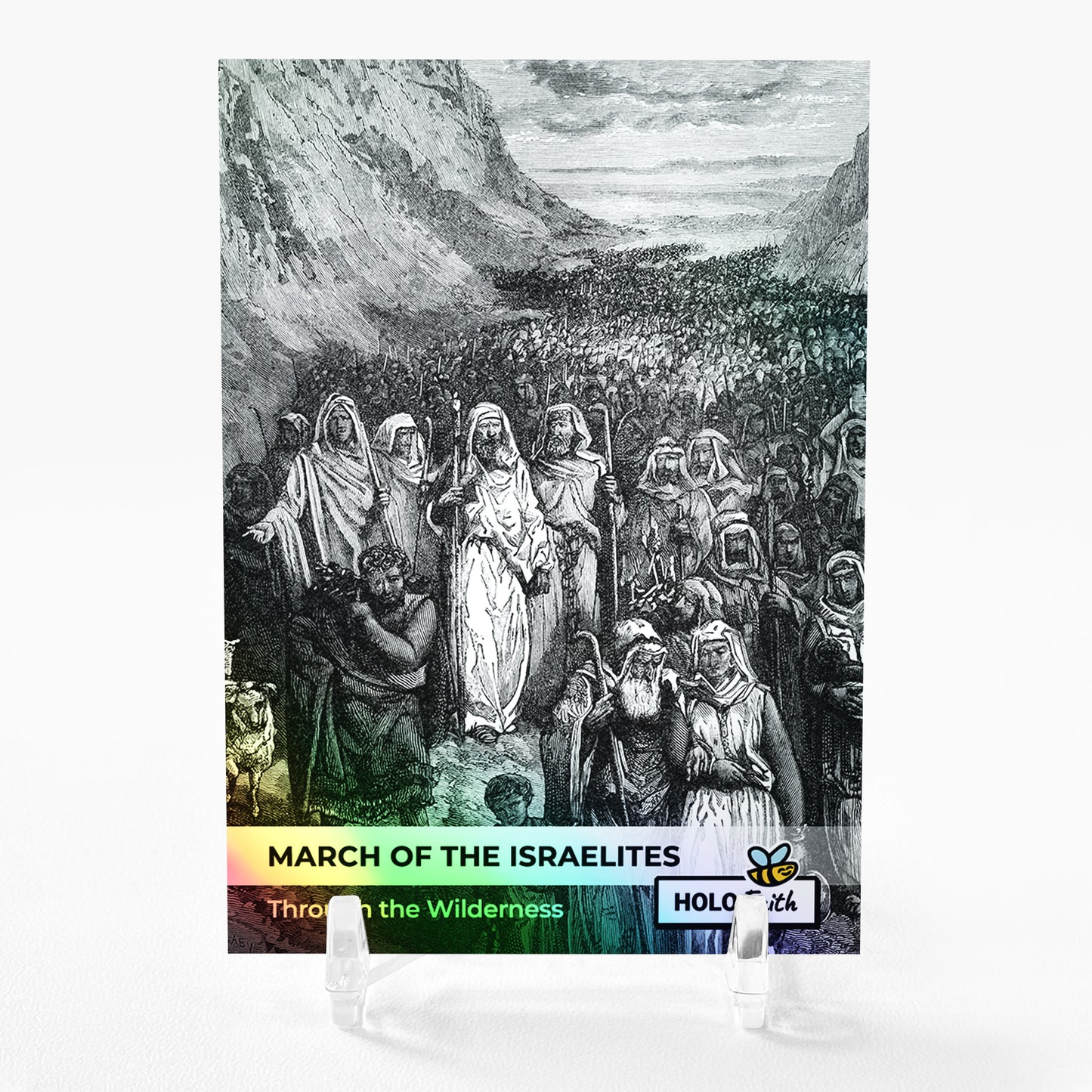 MARCH OF THE ISRAELITES Holographic Card 2023 GleeBeeCo Holo Faith #MRTH