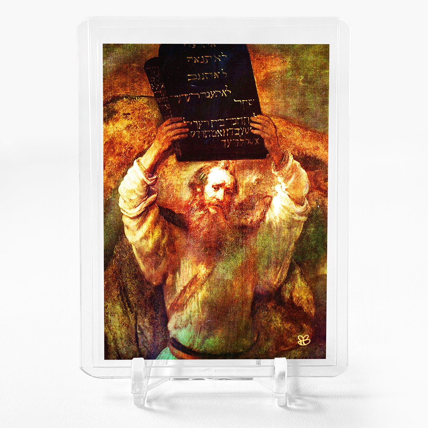 MOSES BREAKING THE TABLETS OF THE LAW Art Card Holo Faith 2023 GleeBeeCo #MSRM