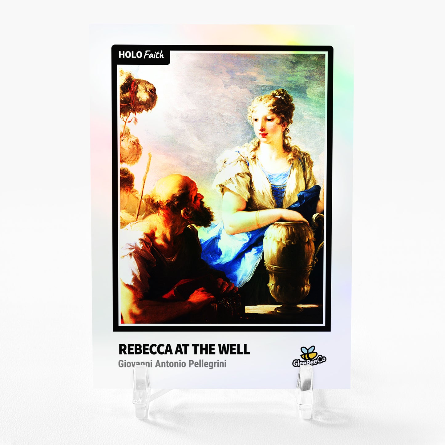 REBECCA AT THE WELL Giovanni Antonio Pellegrini Card 2023 GleeBeeCo Holo #RBGV