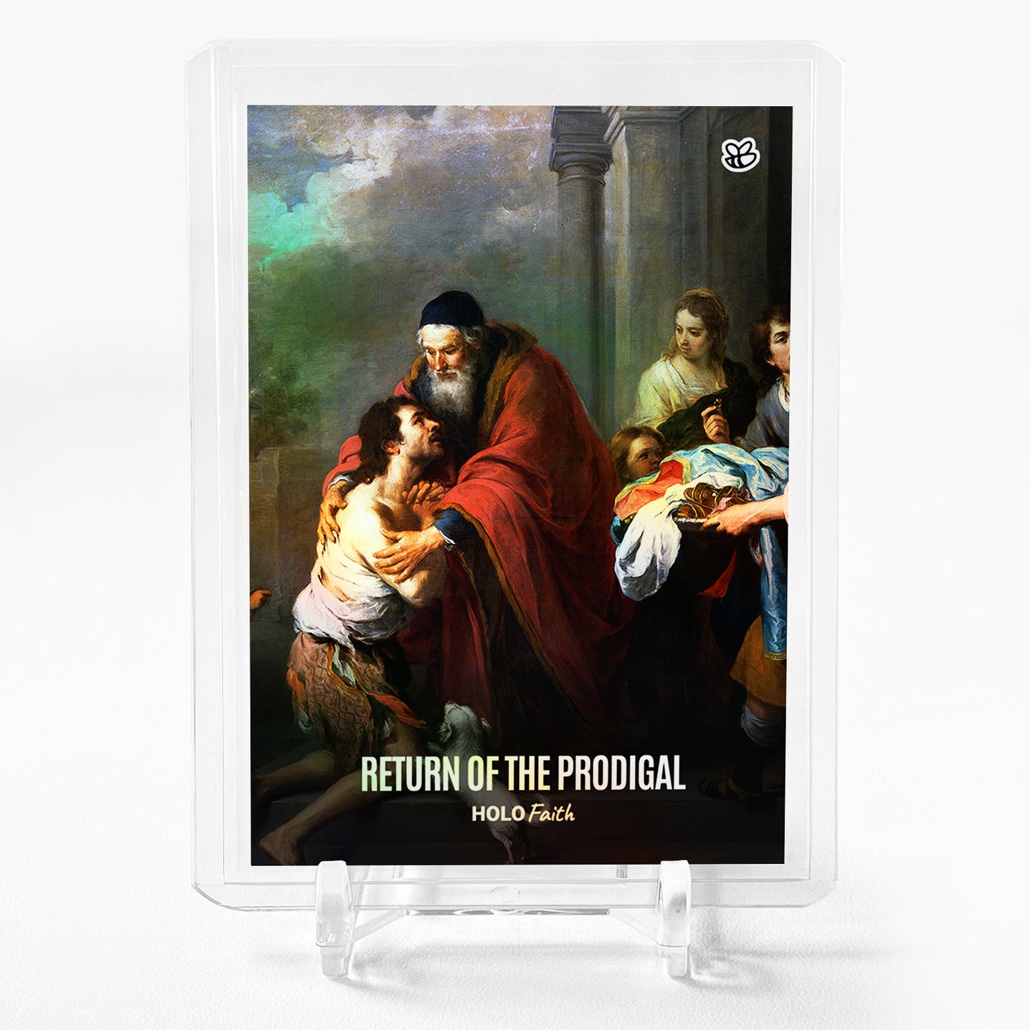 RETURN OF THE PRODIGAL SON Bartolome Esteban Murillo Art Card Holo Faith #RTBR