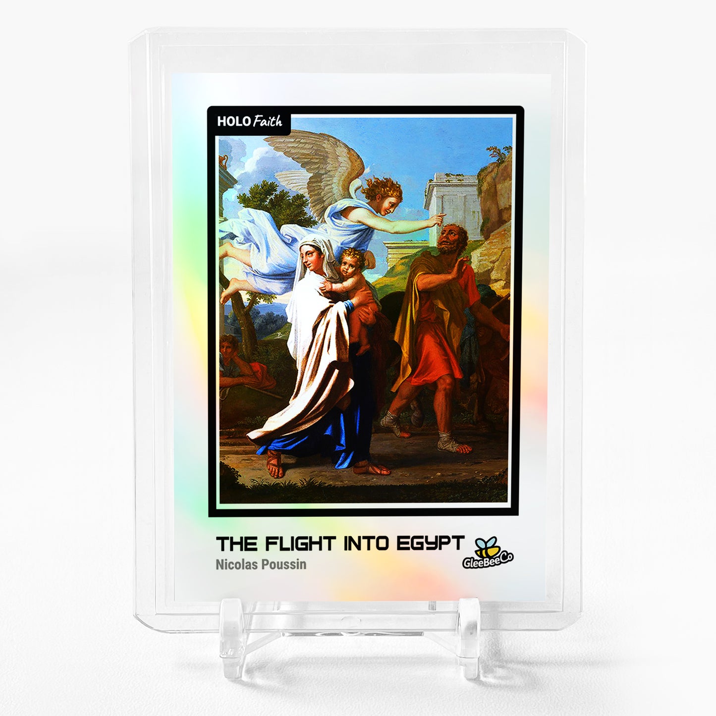 THE FLIGHT INTO EGYPT Nicolas Poussin Card 2023 GleeBeeCo Holo Faith #THNC