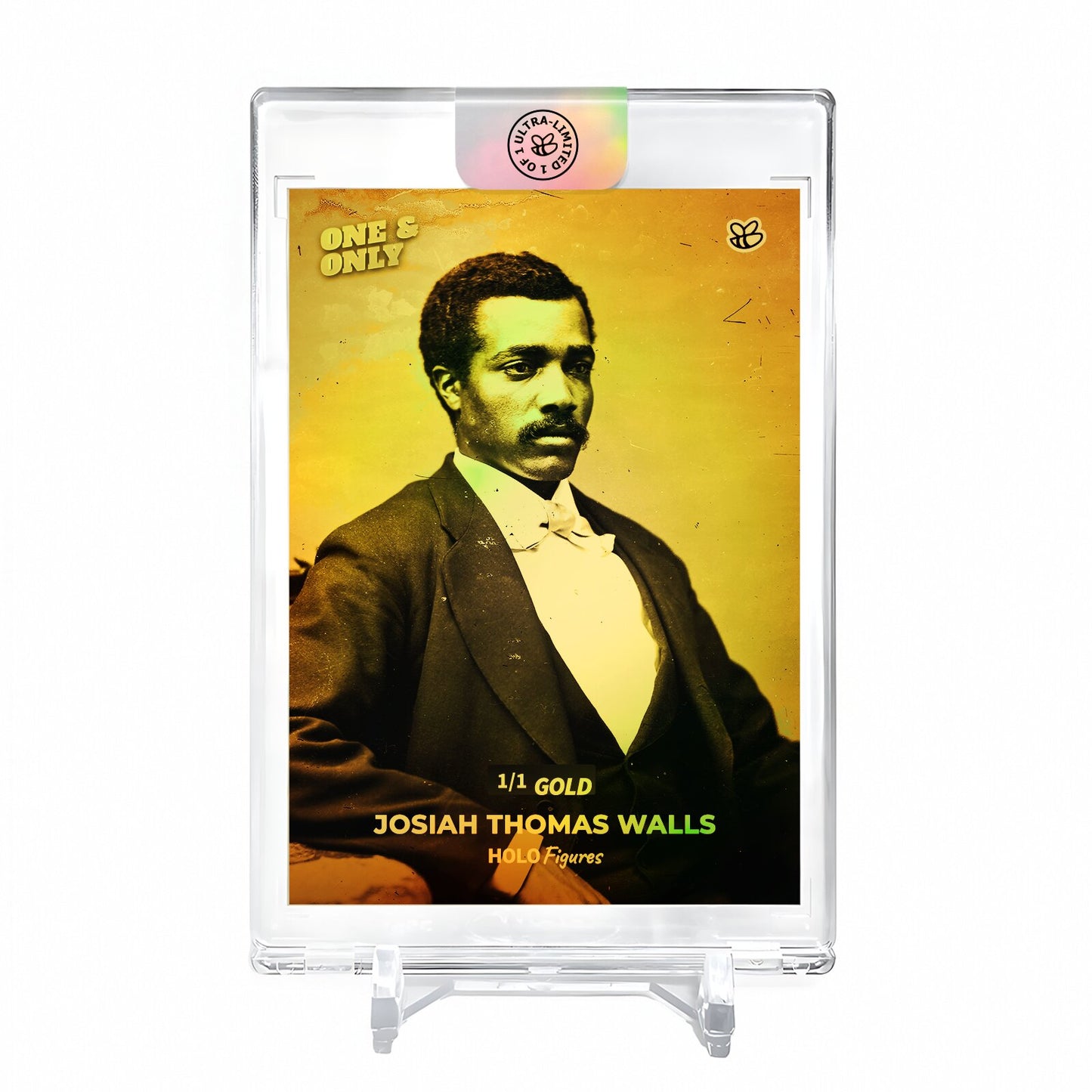 JOSIAH THOMAS WALLS Holo GOLD Card 2023 GleeBeeCo #3DC7-G 1/1