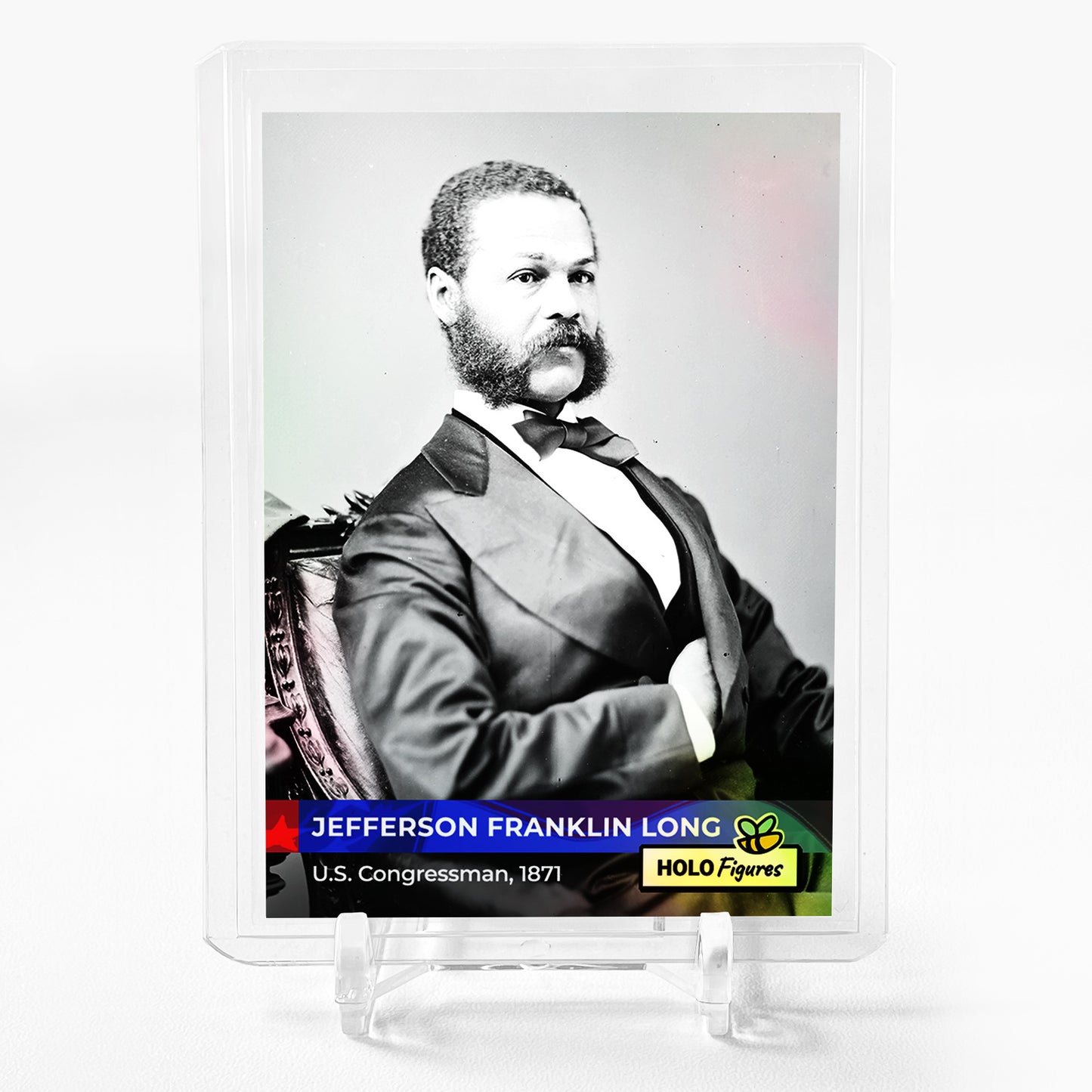 JEFFERSON FRANKLIN LONG Holographic Card 2023 GleeBeeCo Holo Figures #AB8D