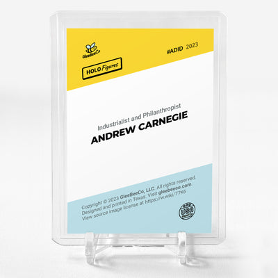 ANDREW CARNEGIE Card 2023 GleeBeeCo Holo Figures #ADID