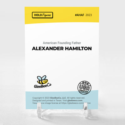 ALEXANDER HAMILTON Card GleeBeeCo #AHAF