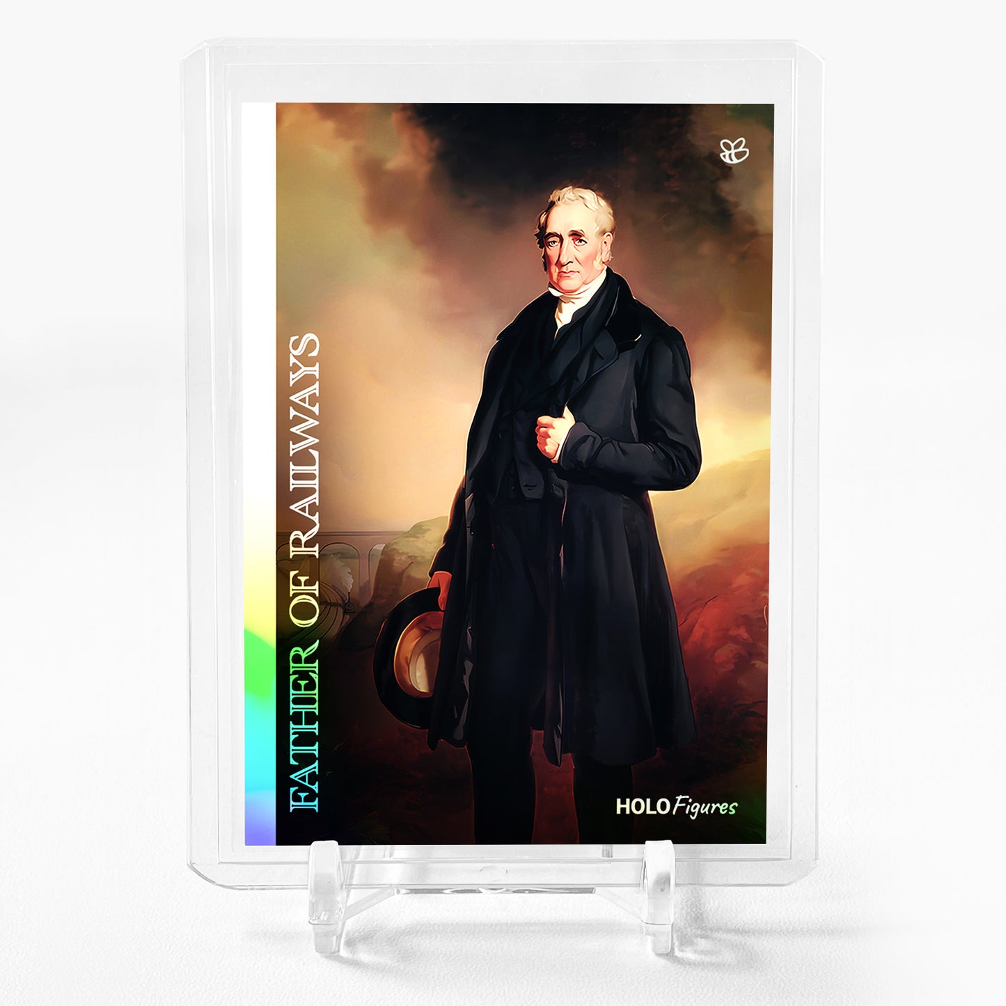 GEORGE STEPHENSON Father of Railways Trading Card 2023 GleeBeeCo #B329 STUNNING