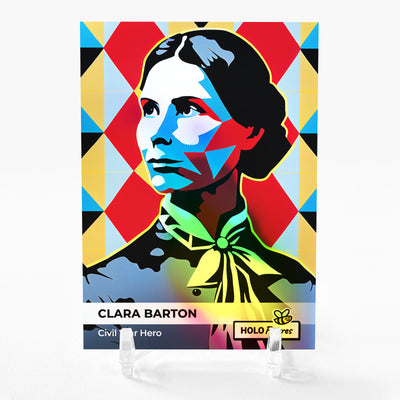 CLARA BARTON Art Trading Card 2023 GleeBeeCo Holo Figures #CBCW **RARE**
