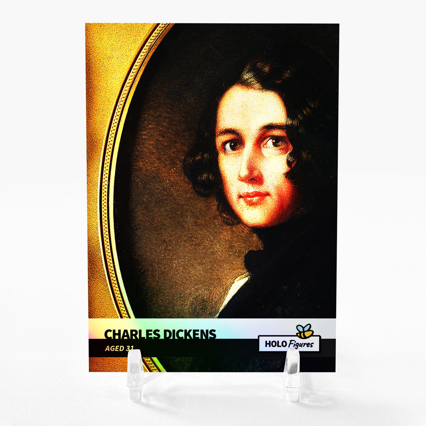 CHARLES DICKENS Card 2023 GleeBeeCo Holo Figures Aged 31 #CHAD VERY SPECIAL