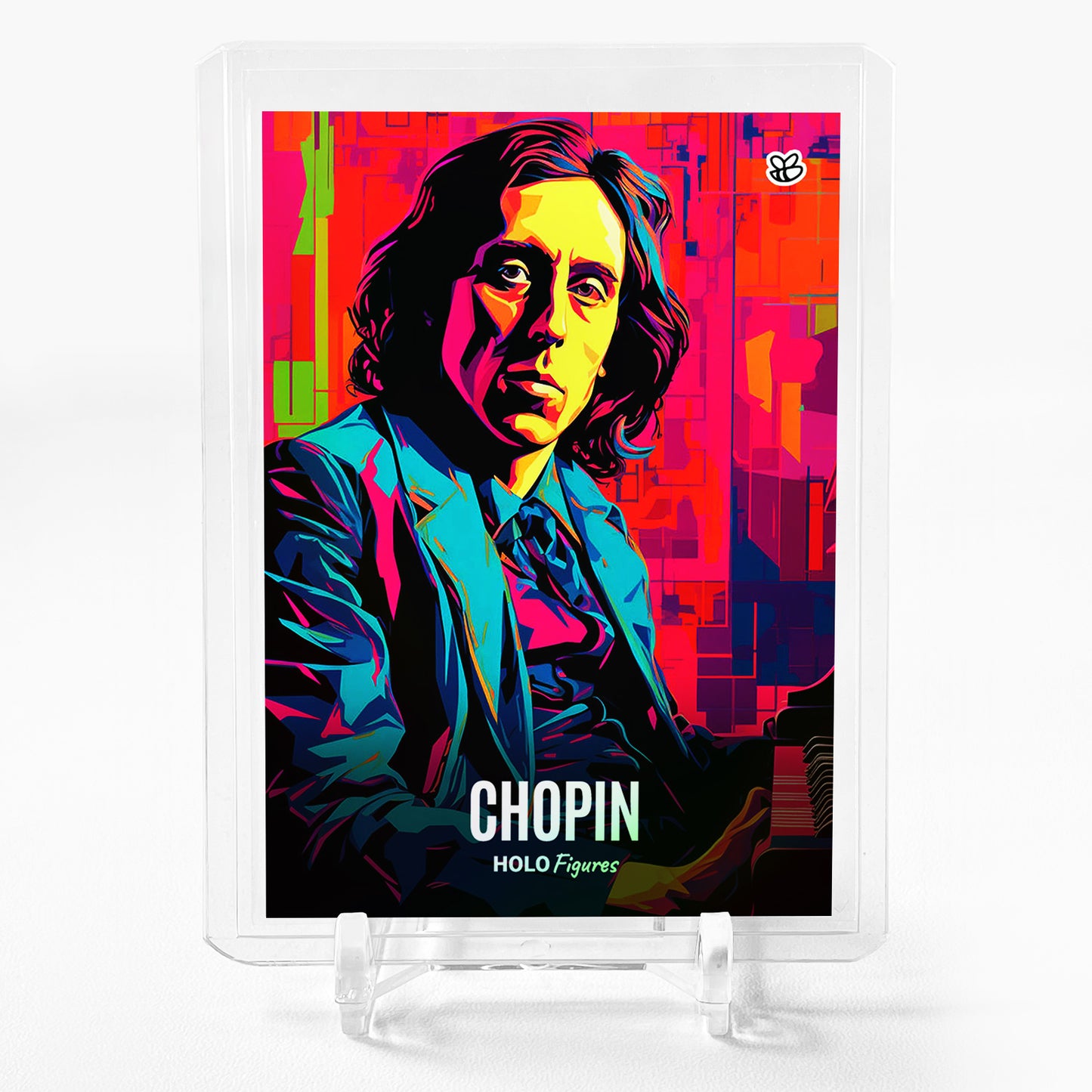 CHOPIN Art Trading Card 2023 GleeBeeCo Holo Figures (Frederic Chopin) #CHPP
