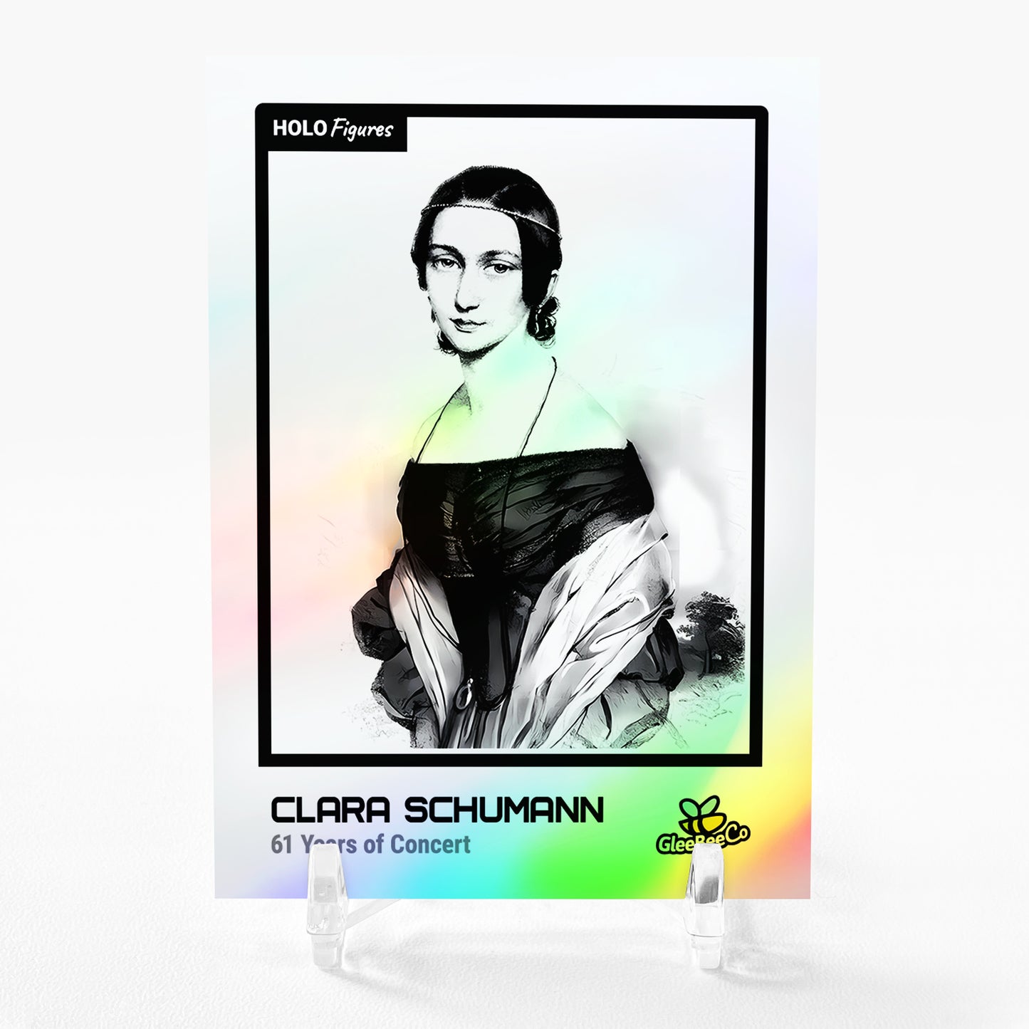 CLARA SCHUMANN Card 2023 GleeBeeCo 61 Years of Concert Holographic #CL61