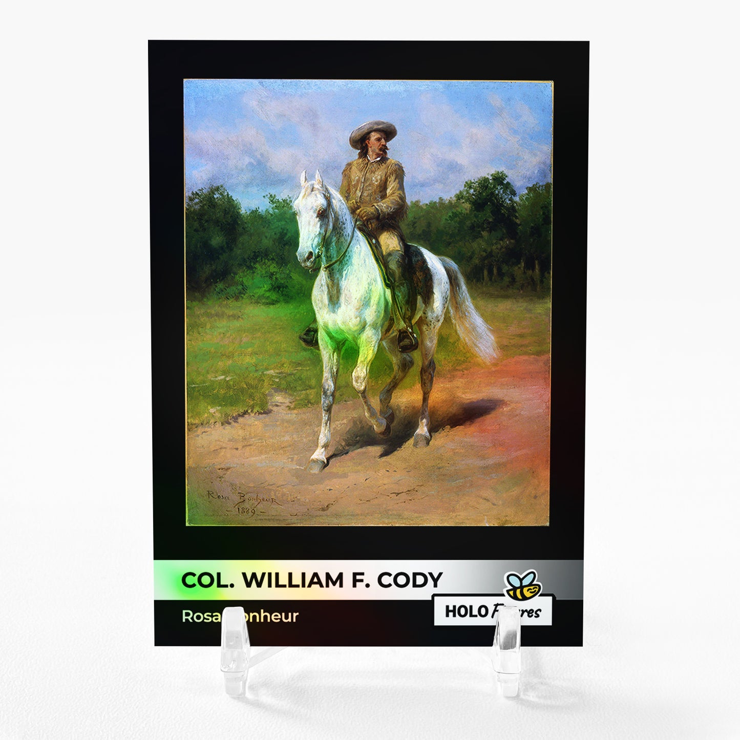COL. WILLIAM F. CODY Rosa Bonheur Buffalo Bill Art Card 2023 GleeBeeCo #CLRS