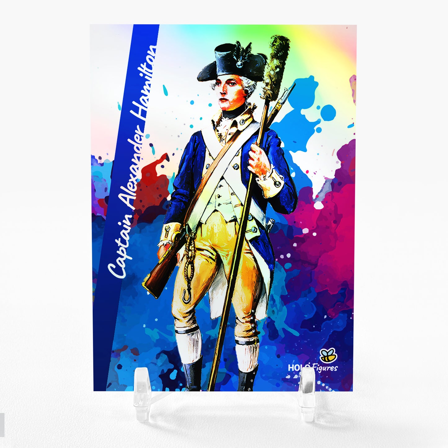 CAPTAIN ALEXANDER HAMILTON Art Trading Card 2023 GleeBeeCo Holo Figures #CPNW