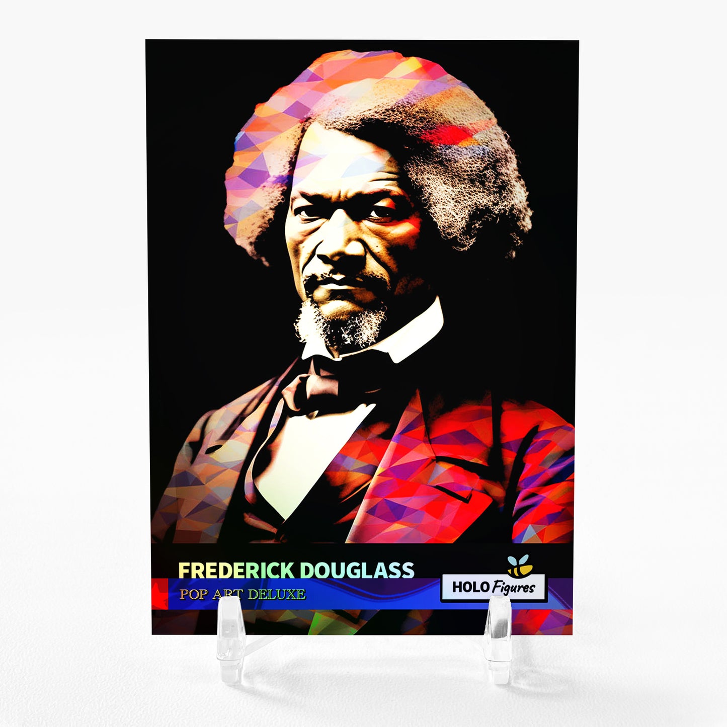 FREDERICK DOUGLASS Pop Art Deluxe Card GleeBeeCo Holo Figures #F155 BEAUTIFUL