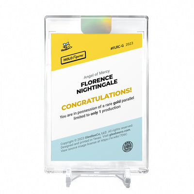 FLORENCE NIGHTINGALE Holo GOLD Card 2023 GleeBeeCo #FLRC-G 1/1