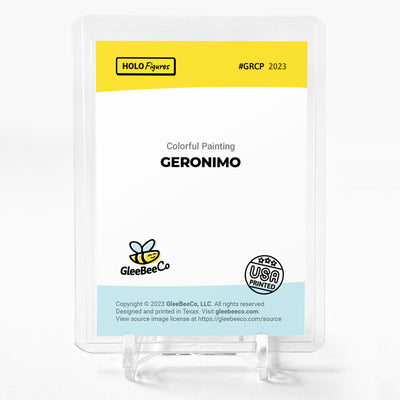 GERONIMO Colorful Painting Art Card #GRCP