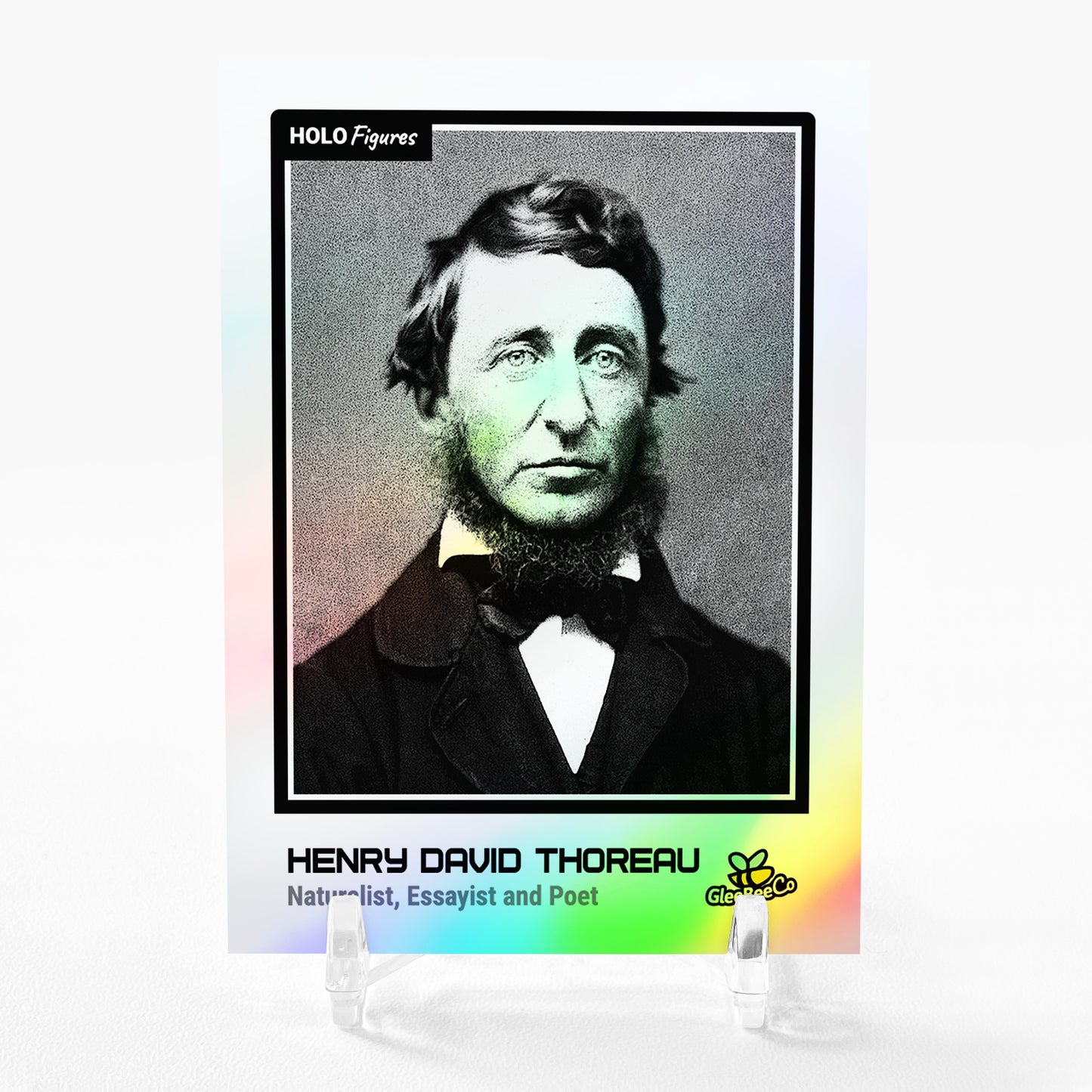 HENRY DAVID THOREAU Photo Trading Card 2023 GleeBeeCo Holographic #HNNT