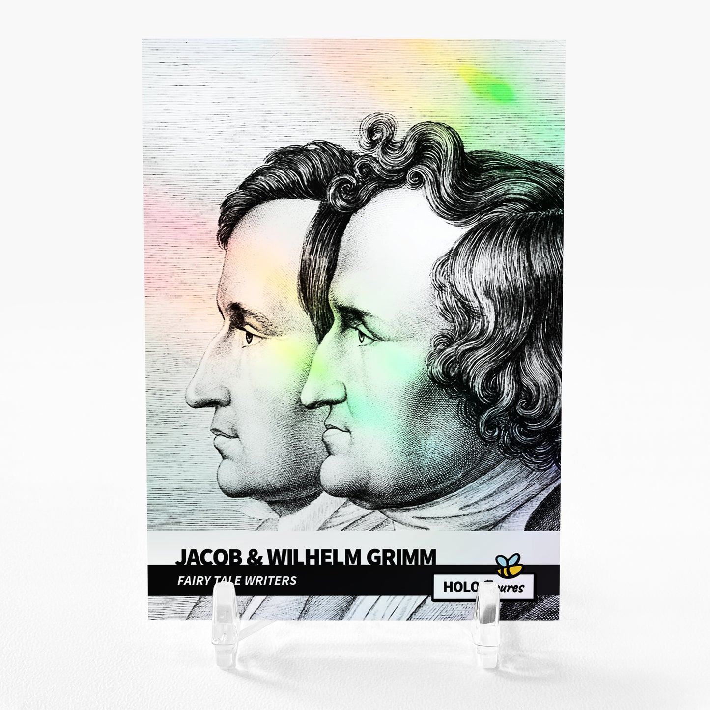 JACOB & WILHELM GRIMM Holographic Art Card 2023 GleeBeeCo Holo Figures #JCFR