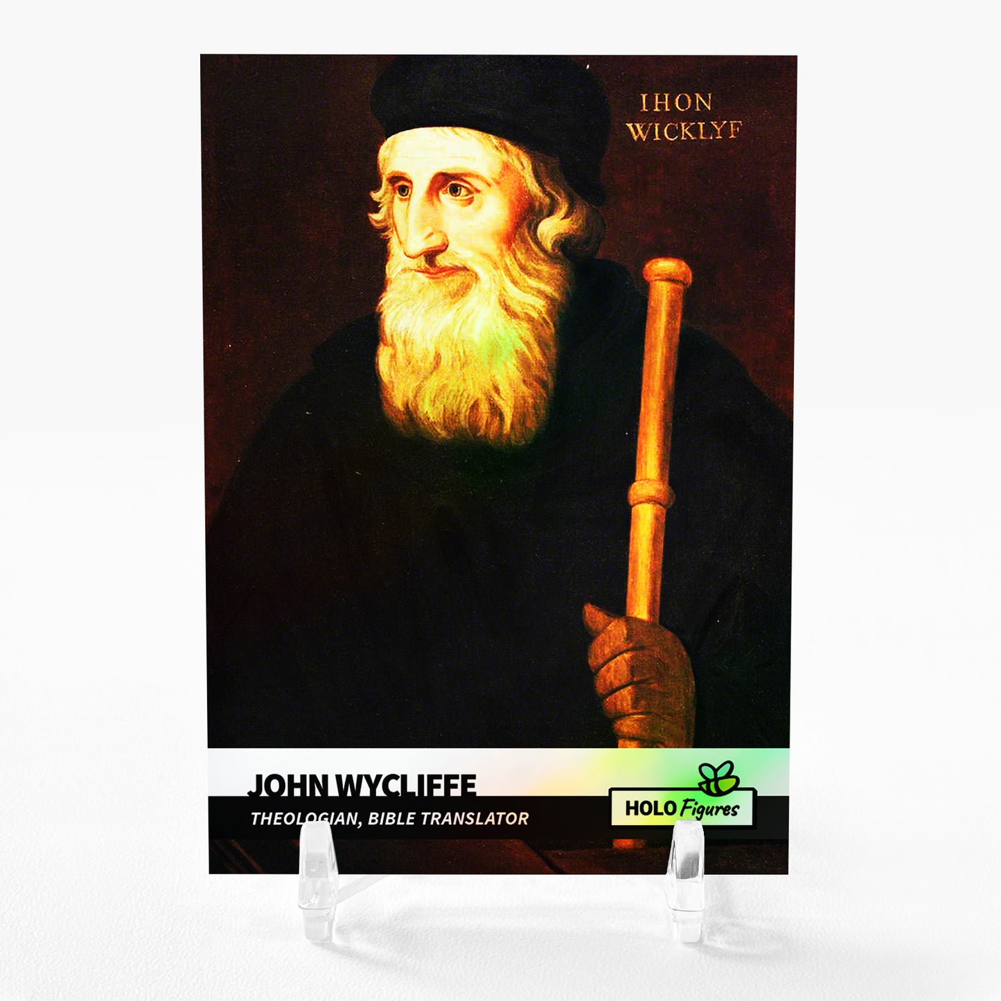 JOHN WYCLIFFE Card GleeBeeCo Holo Figures Theologian