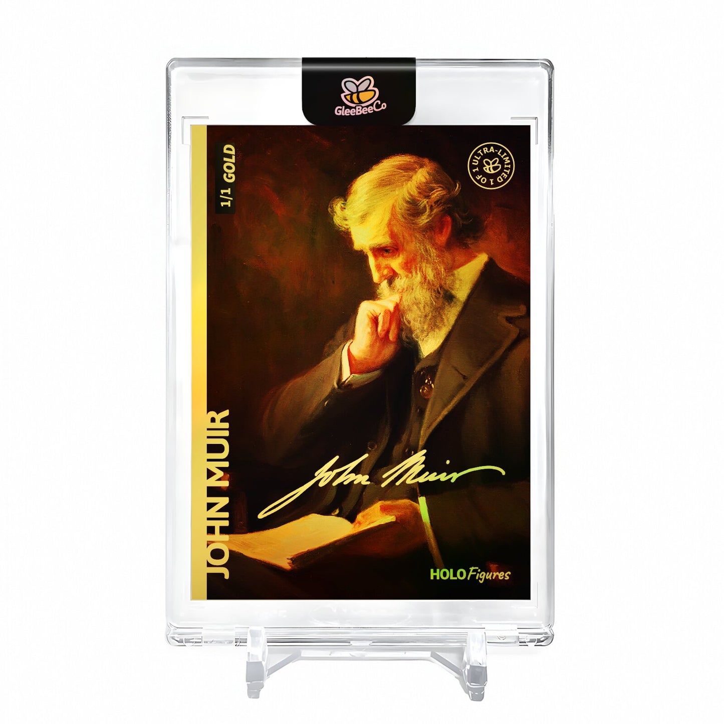 JOHN MUIR Preservationist Card GBC #JMPR BEAUTIFUL *One & Only* Encased Gold 1/1