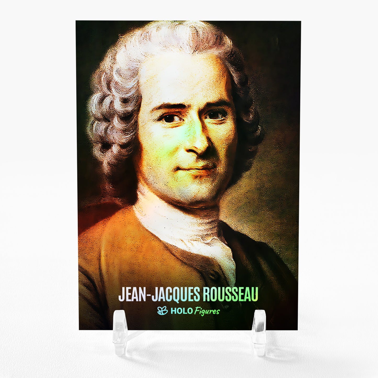 JEAN-JACQUES ROUSSEAU Age of Enlightenment Art Card 2023 GleeBeeCo Holo #JNAF