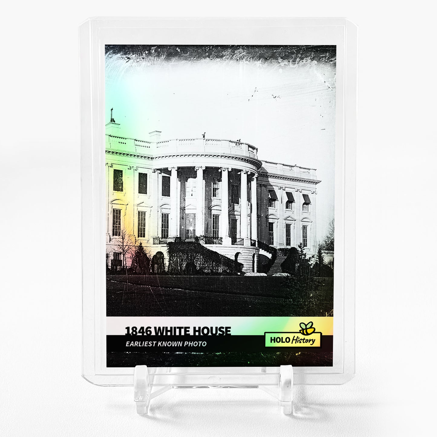 1846 WHITE HOUSE White House Card 2023 GleeBeeCo Holo History #18L4